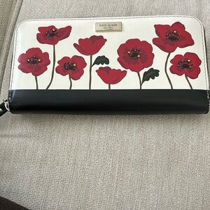 Kate Spade Women's Ooh La La Poppy Neda Leather Wallet